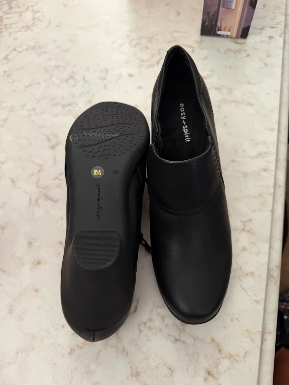 Easy Spirit Black Slip-On Casual Loafers